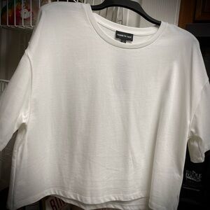 Kenneth Cole White Short Sleeve Crewneck Tee